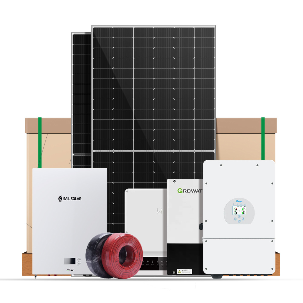 3KW-12KW الاستخدام السكني نظام الطاقة الشمسية الهجين نظام الطاقة السعر