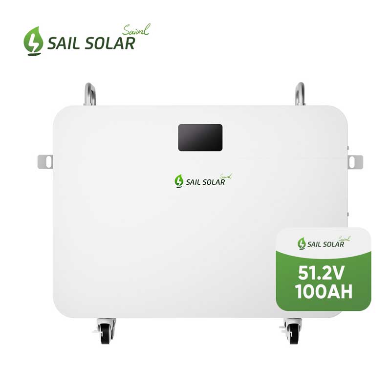 بطارية ليثيوم تخزين SAIL SOLAR 51.2V100Ah المستخدمة في النظام الشمسي مع قابلة للتخصيص