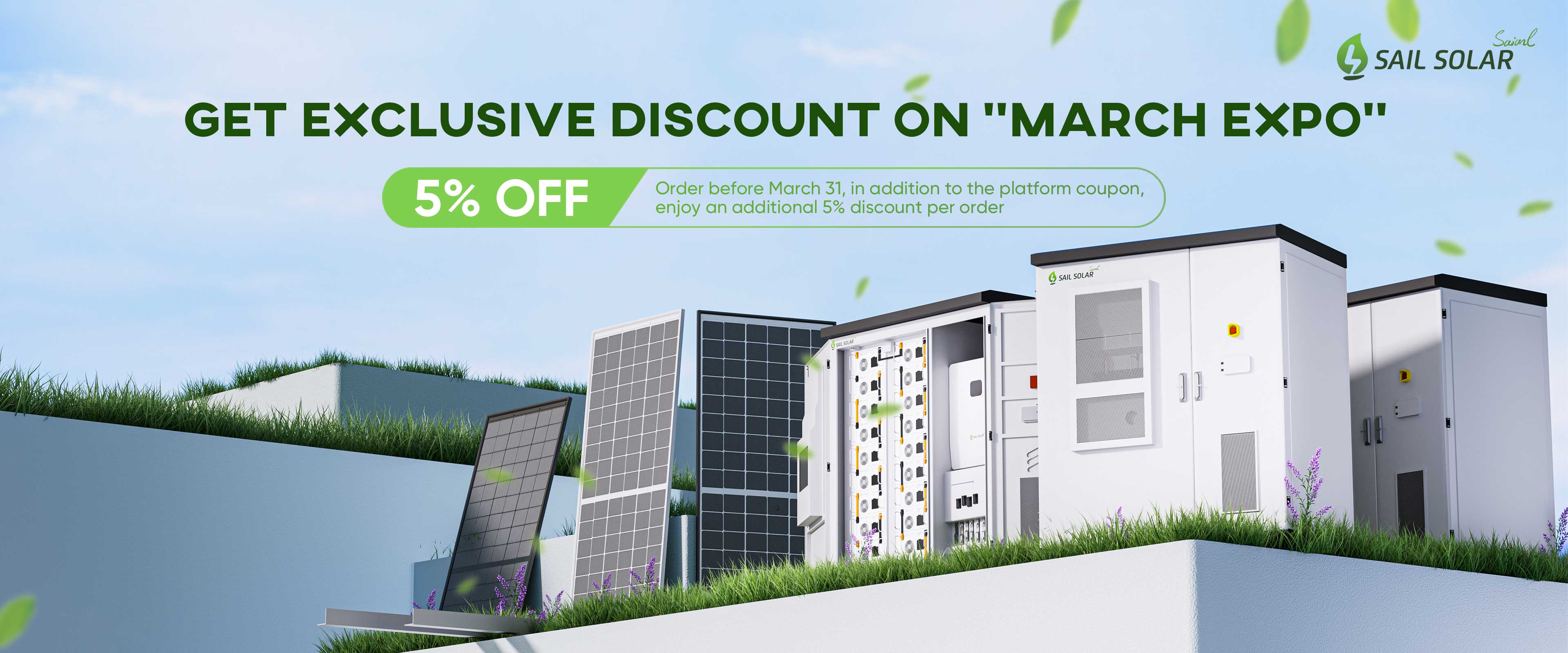 MARCH EXPO DISCOUNT FOR SOLAR SYSTEM