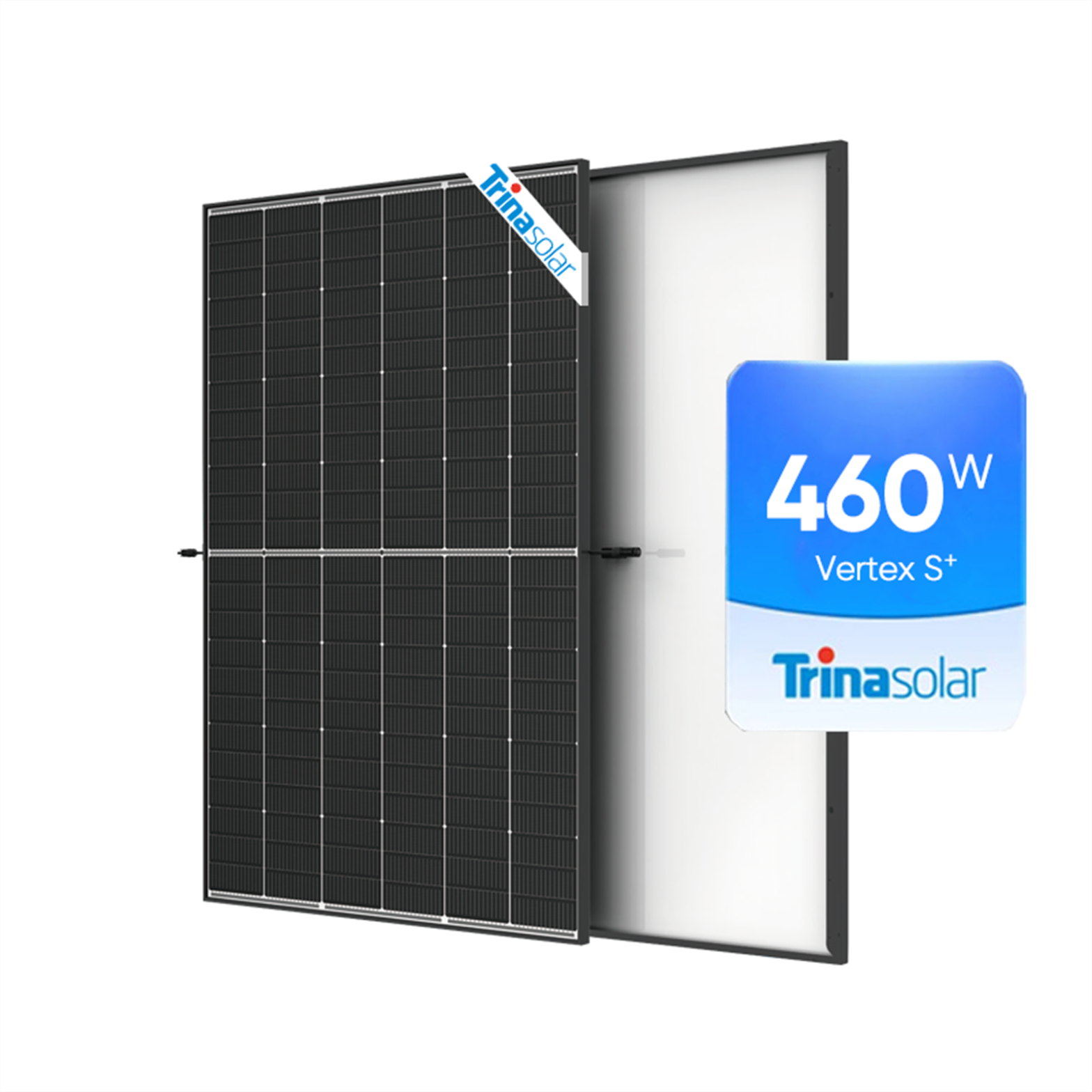 لوحة شمسية Trina Tier 1 Mono Vertex S+ Series 440Wp 445Wp 450Wp 455Wp 460Wp بإطار أسود 440Wp 445Wp 450Wp 455Wp 460Wp وحدة كهروضوئية ثنائية الوجه وحدة كهروضوئية ثنائية الوجه