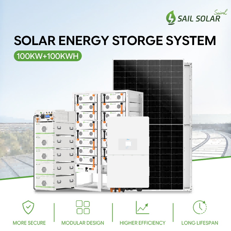 Commercial and Industrial 100kw/125kw Solar Hybrid System